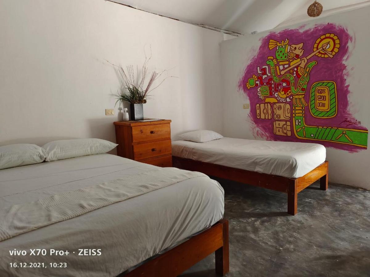 Lunazul Eco-Cabana Frente Al Mar Mahahual Kültér fotó