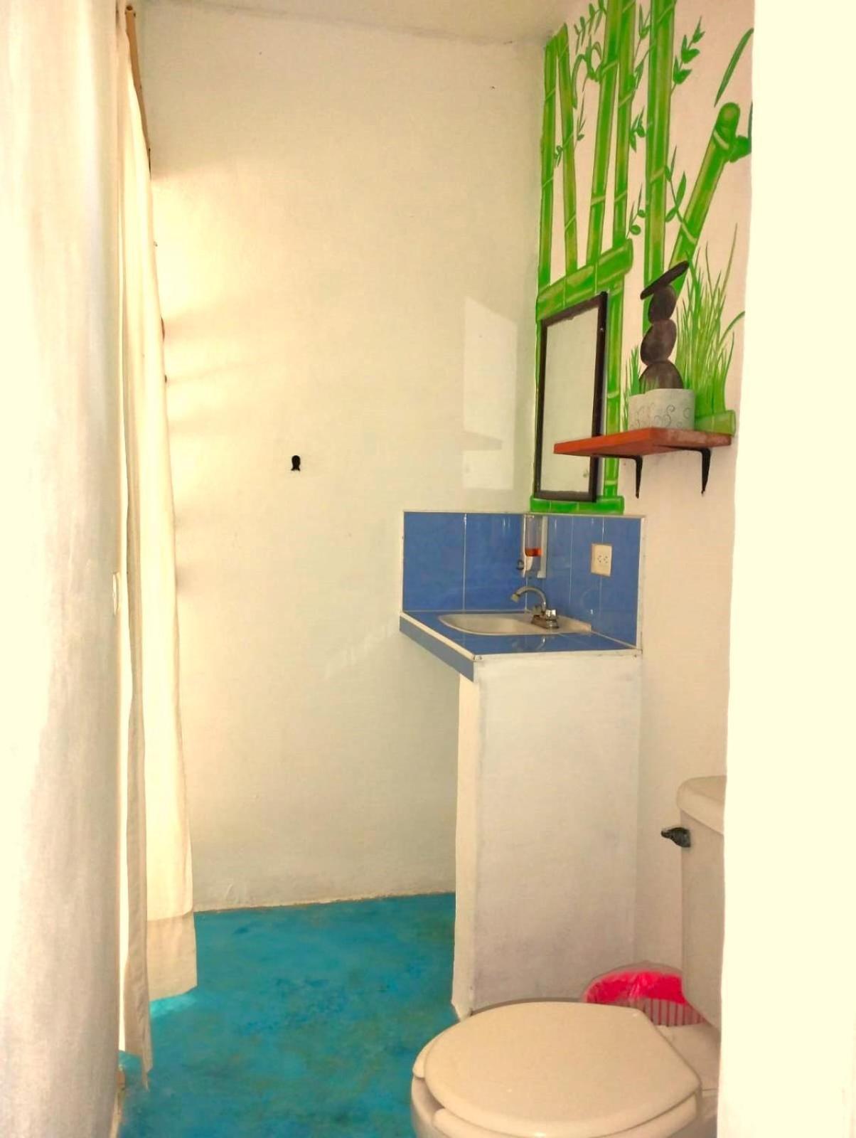 Lunazul Eco-Cabana Frente Al Mar Mahahual Kültér fotó