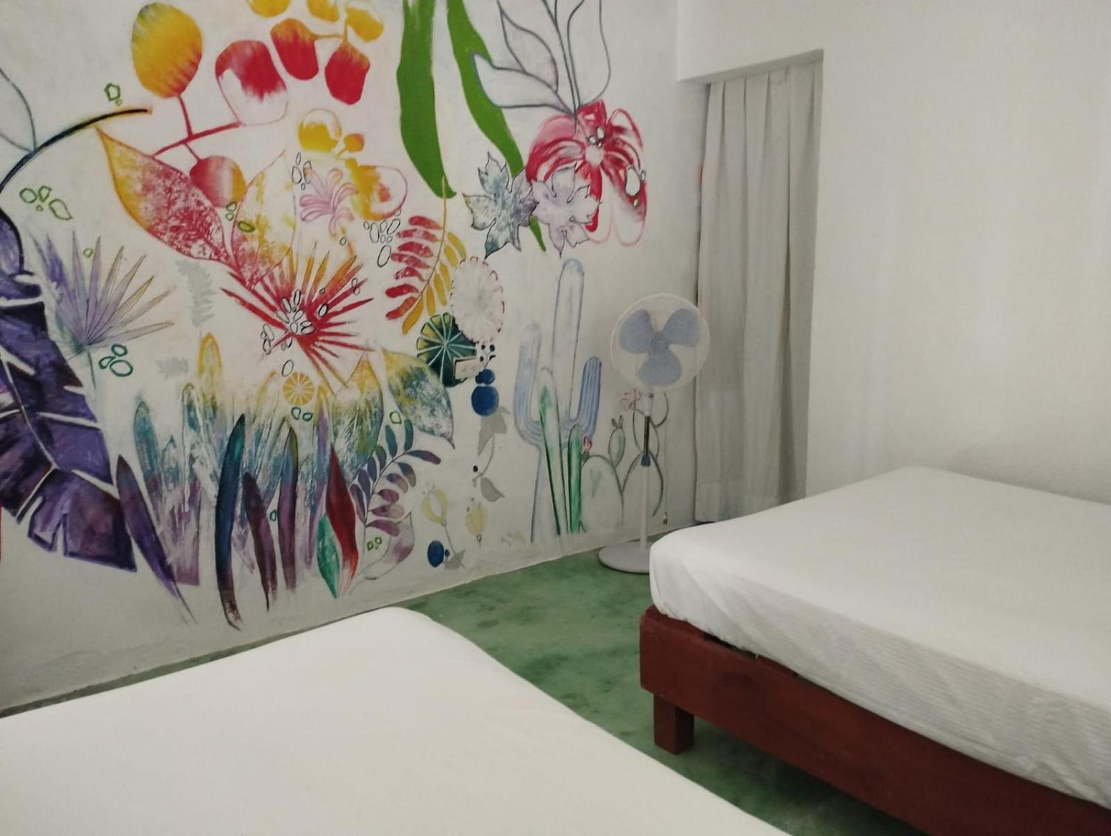 Lunazul Eco-Cabana Frente Al Mar Mahahual Kültér fotó